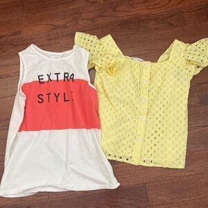 Bundle of Zara tops for girls